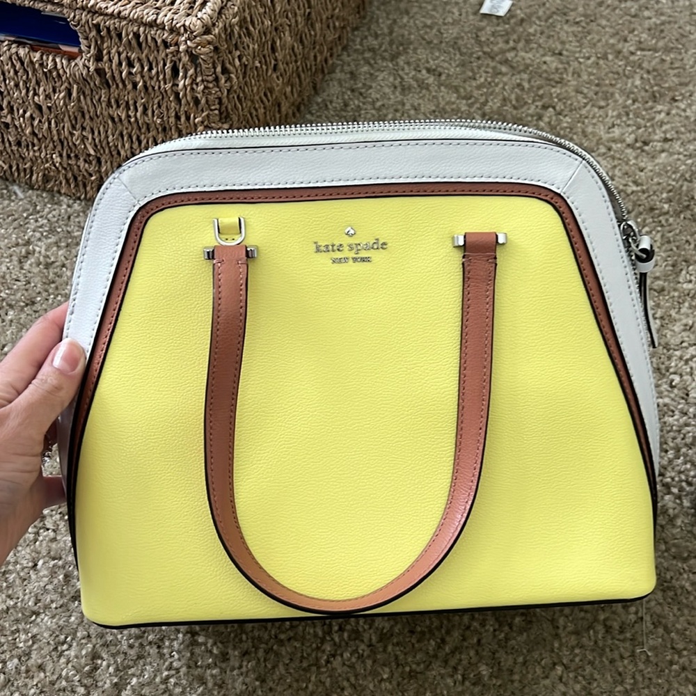 Yellow Kate spade purse